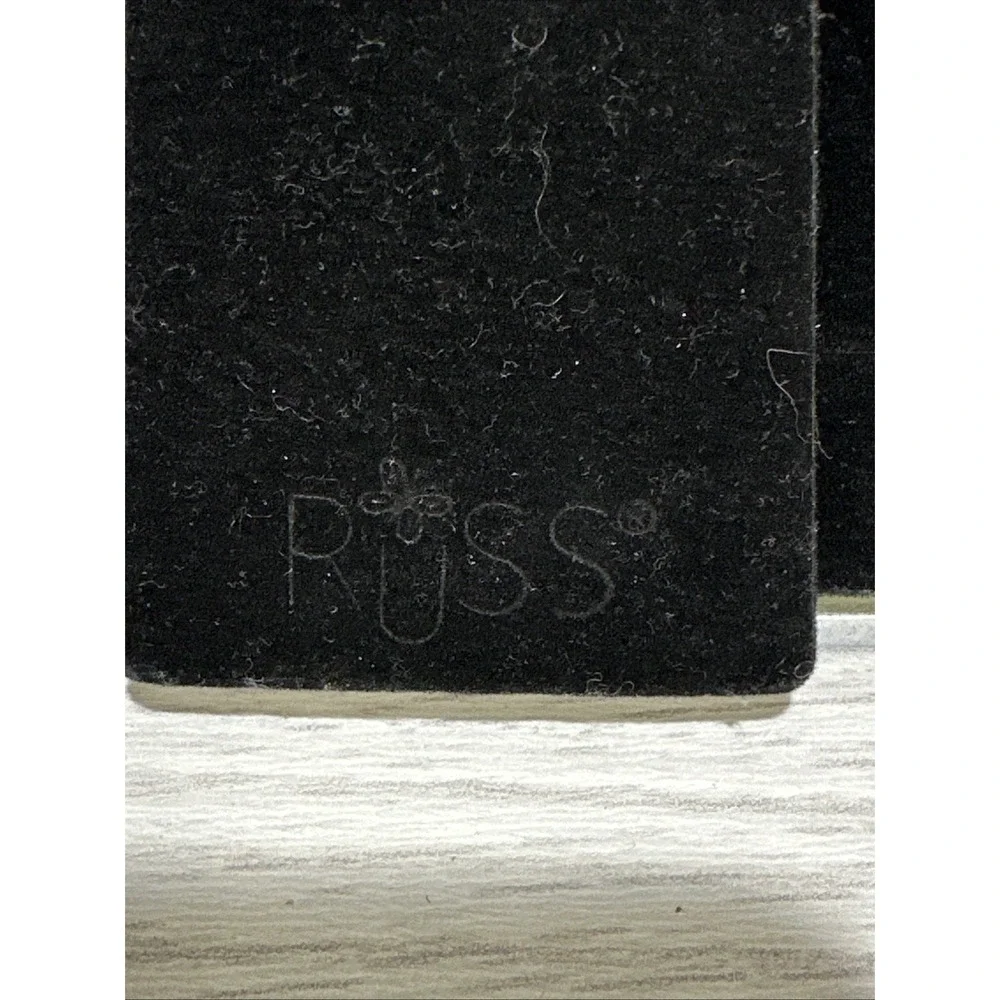 RUSS‎ Ceramic Mouse & Cat Green Photo Frame 7.25x6